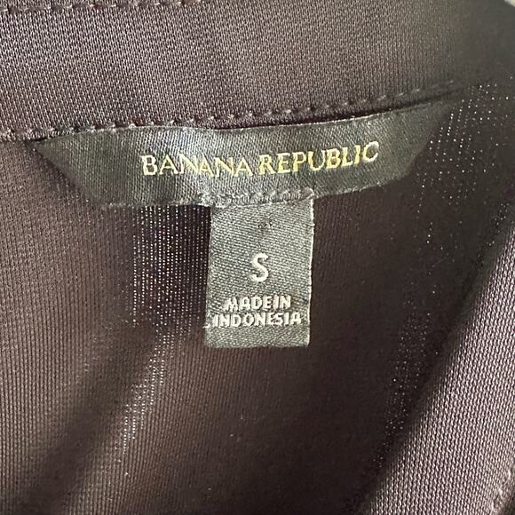 Banana Republic Tie-Front Cropped Jumpsuit Black - Picture 5 of 9